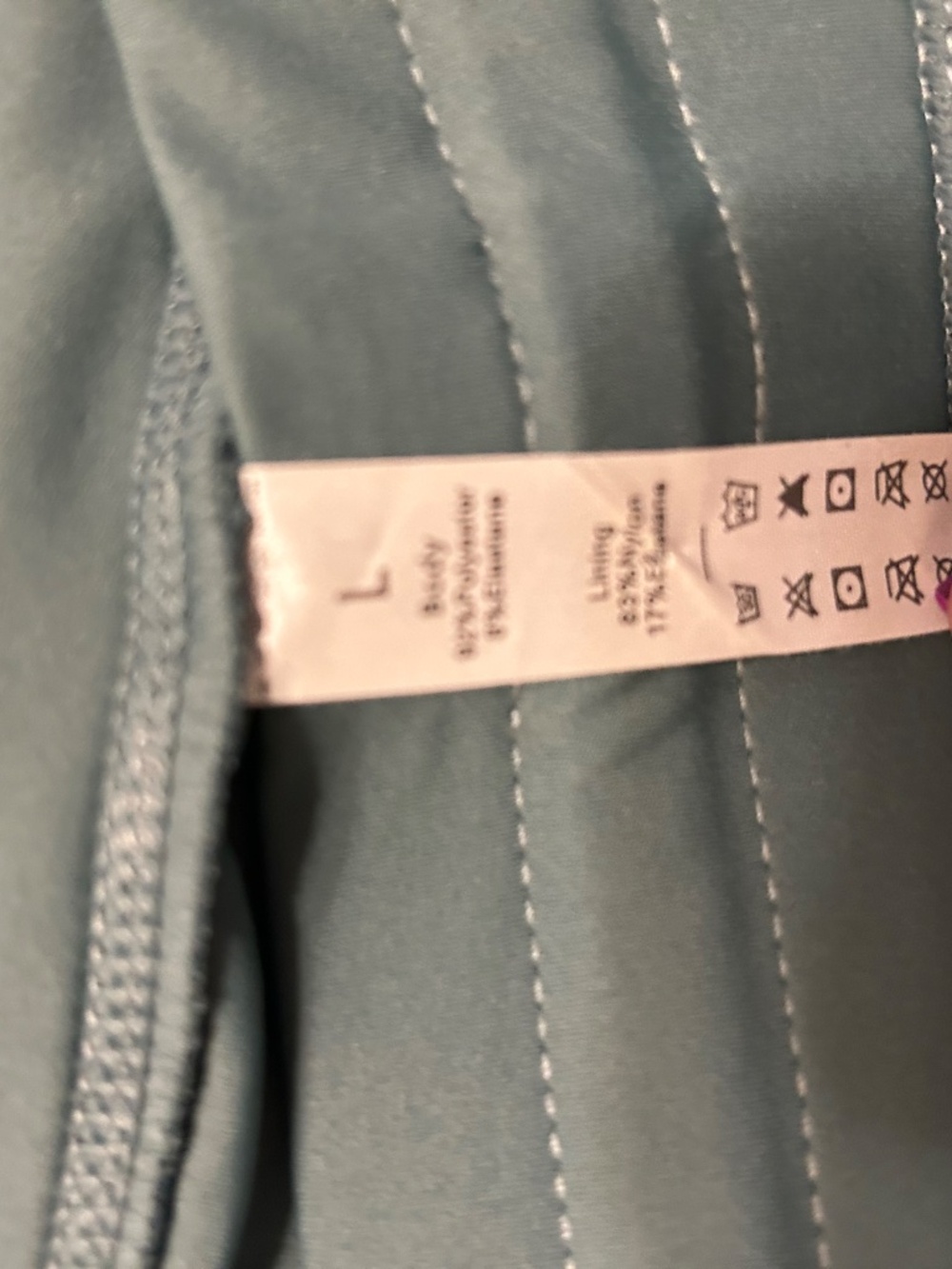 NWOT Halara greenish blue skirt - Picture 3 of 3
